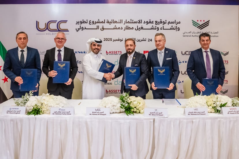 USD 4 Billion Investment and a capacity of 31 million passengers per year, The General Authority of Civil Aviation signs the final concession agreements for the investment in the development and operations of Damascus International Airport with an inte...