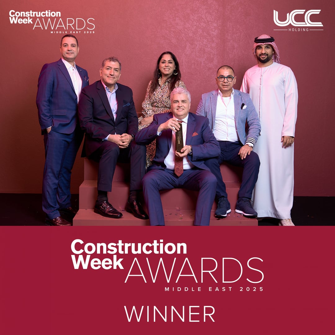 UCC Holding Wins “Contractor of the Year” at the Construction Week Middle East Awards 2025